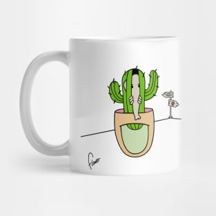 Cactus Art - Conceptual art Mug